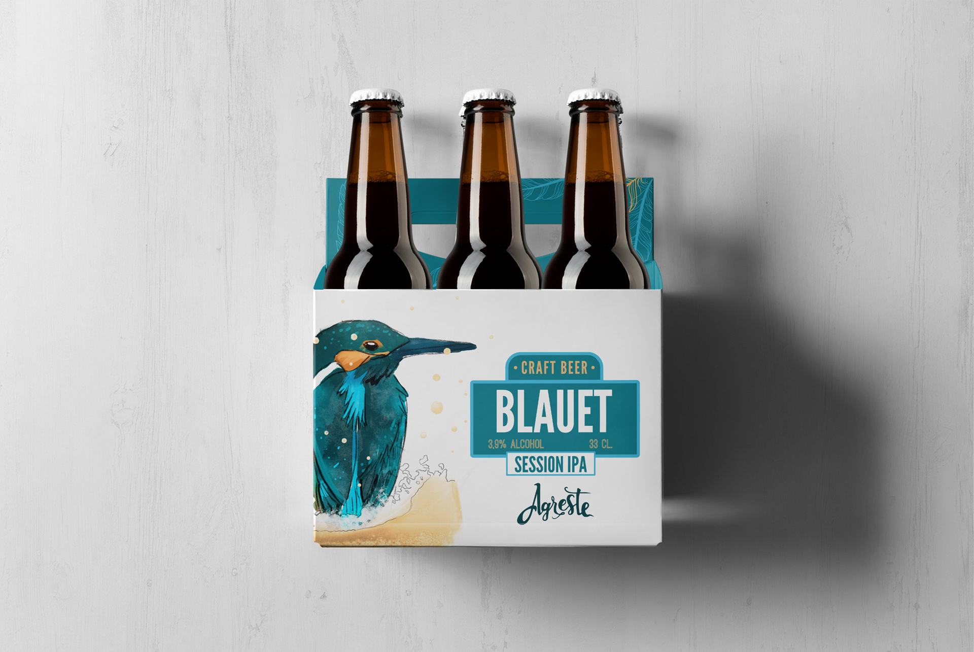 Diseño packaging Blauet